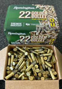 Remington .22 Golden Bullet - High Velocity, (2) Boxes, (550) Rounds