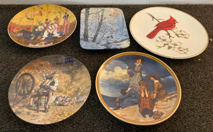 (5) Bradford Exchange Plates