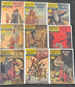 Assorted Classics Illustrated Comics