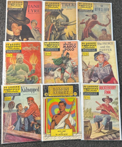 Assorted Classics Illustrated Comics