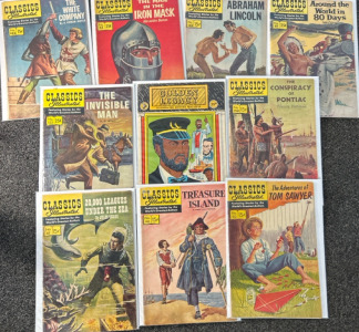 Assorted Classics Illustrated Comics