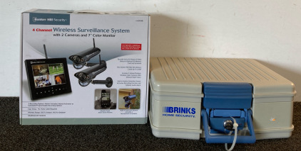 Bunker Hill Security Cameras & Brinks Home Security Safe