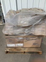 Pallet of American Standard Toliet Tanks and Plumbing Fixtures