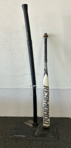 Batting Tee & Softball Bat