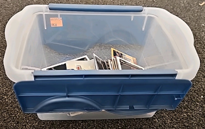 Small Tote Of Collectable Basketball Cards