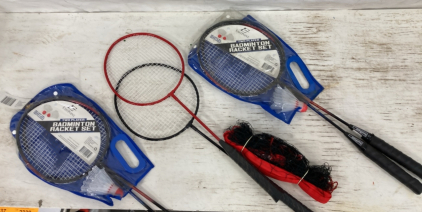 Badminton Racket Set W/ Net