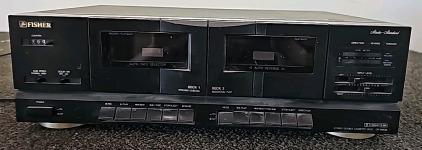 Fisher Studio Standard Stereo Double Cassette Deck - Turns On