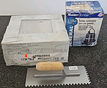 Box Of Tiles, Master Plumber, Flooring & Tiling Notched Trowel