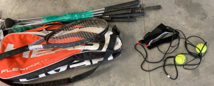 Golf Clubs, Tennis Racket, & Tennis Equipment