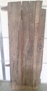 Vintage Rustic Hardwood Door....BBFN