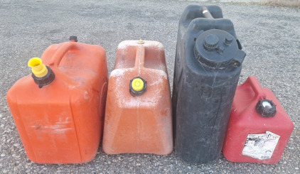 4 Gas Tanks Of Different Sizes...EB