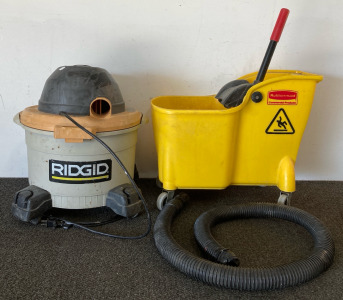 Mop Bucket, Ridgid Shop Vacuum