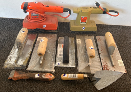 Sanders/Polisher, And Plaster Trowel