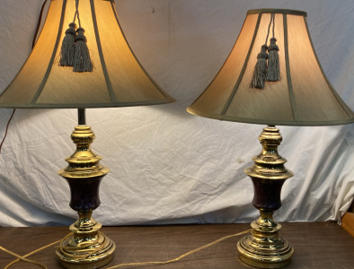 EB-Set Of Brass Lamps