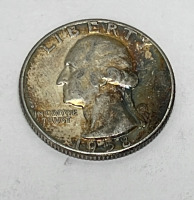 (2) Silver Washington Quarters Dated 1957 And 1958 - 3