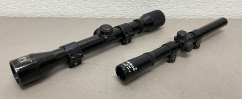 (2) Rifle Scopes&hellip;Universal 4x32, And Tasco 4x15