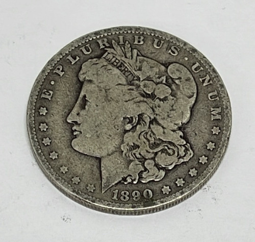 1890 Morgan Silver One Dollar Coin