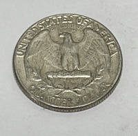 (2) Silver Washington Quarters Dated 1964 - 4