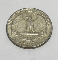 (2) Silver Washington Quarters Dated 1964 - 4