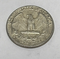 (2) Silver Washington Quarters Dated 1964 - 4