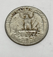 (2) Silver Washington Quarters Dated 1962 - 5