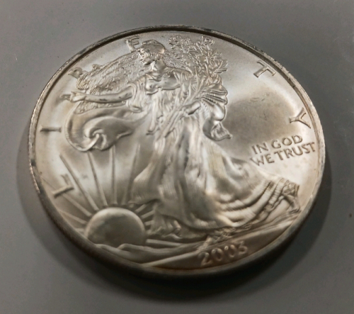 American Silver Eagle Coin 2003 1oz Silver Dollar
