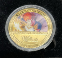 One (5) Piece Set Of 99.9% 24k Gold Plated Japan Cartoon Fate/Stay-Night Yen Collectible Coins In Case W/ COA - 4