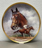 (3) American Artists Fred Stone Collectible Gold Leaf Trimmed Plates In Original Boxes - 2