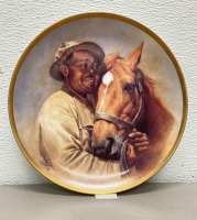 (3) American Artists Fred Stone Collectible Gold Leaf Trimmed Plates In Original Boxes - 6