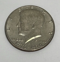 (4) Kennedy Half Dollar Coins Dated 1971, 1974, 1776-1976 - 4