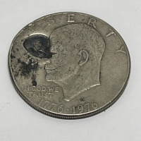 (2) Centennial Eisenhower One Dollar Coins Dated 1776-1976 - 3