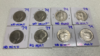 (24) 1970s Kennedy Half Dollars - No Mint - 4