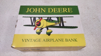Vintage John Deere Airplane Bank