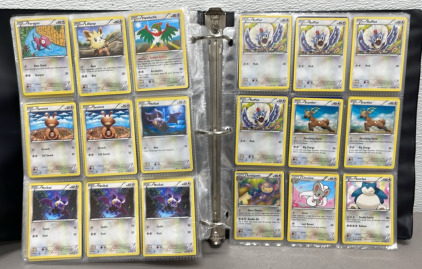 (800+) 2015 Pok&eacute;mon Trading Cards Game in Binder (Binder Is Broken)