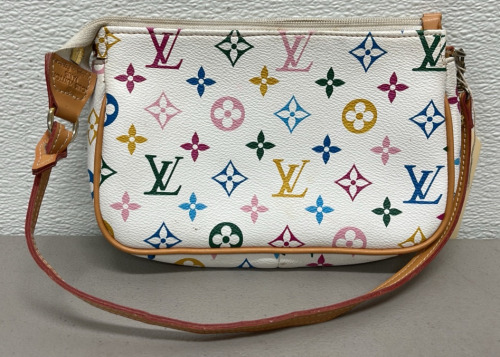 Rainbow Louis Vuitton Monogram Handbag W/ Strap (Unverified)