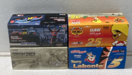 (1) Nascar Joe Nemechek #24 Diecast 1 Out Of 600 (1) Nascar 2005 Jeff Gordon #24 Diecast (1) Nascar 2002 Terry Lebonte #5 Kelloggs Diecast & More