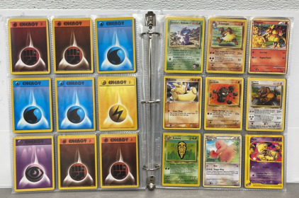 Huge Binder Of Base Set First Edition And Vintage Pok&eacute;mon Cards