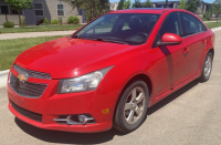 2013 CHEVROLET CRUZE - CLEAN - BLACK AND SILVER INTERIOR! - 3
