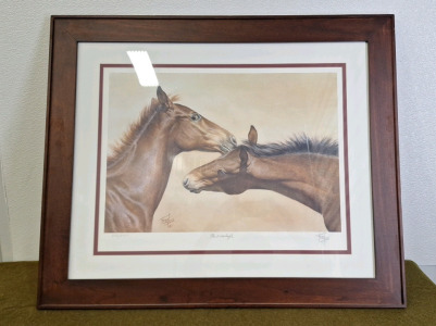 (1) Fred Stone Print The Weanlings, #84 Of 2900, Hand-Signed