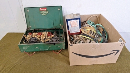 (1) Coleman White Gas Stove & More