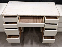 (5) Piece, Desk & Side Dresser Set, Solid Wood. - 2