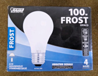 Collection Of Assorted Incandescent Light Bulbs, (4) 60W Soft White, (4) 100W Soft White, (4) 100W Frost & (2) 50-100-150W Soft White 3-Way - 4