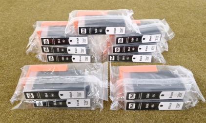 (11) HP 564XL Black Ink Cartridges