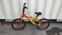 18" Genesis One 8 (Shiny Red/Yellow) Bike