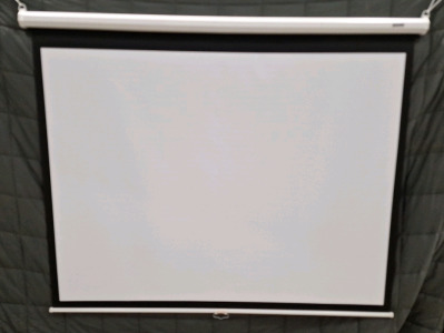 (1) Da-Lite, Retractable Projector Screen