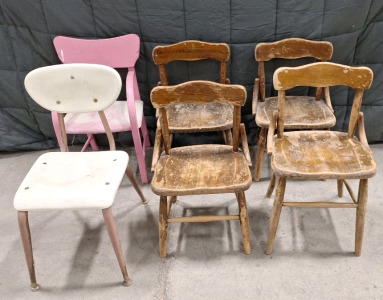 (6) Child Size Chairs