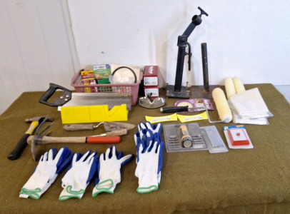 Collection Of Assorted Hand Tools & Household Hardware