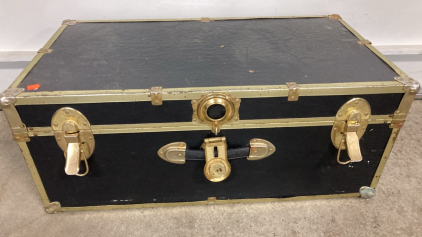 Small Black Storage Trunk