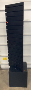 Spinning Triangle Slatwall Display