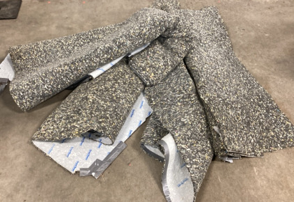 Assorted Pieces of Lightly Used Carpet Padding